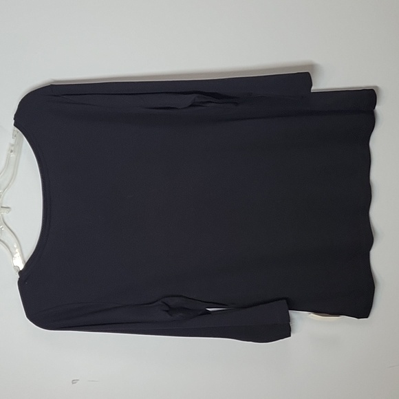 Talbots black 3/4 sleeve tee - Picture 4 of 5